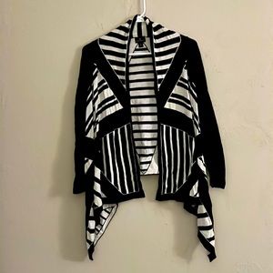 Black and white cardigan. Size small.